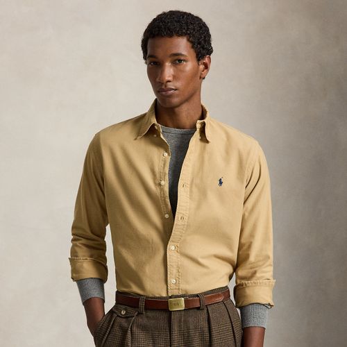 Chemise Oxford ajustée teinte en pièce - Polo Ralph Lauren - Modalova