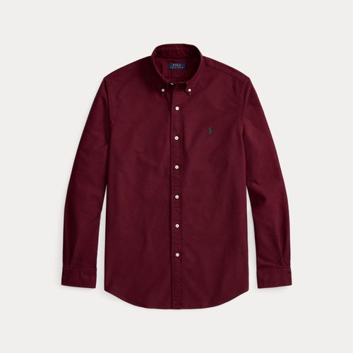 Chemise Oxford ajustée teinte en pièce - Polo Ralph Lauren - Modalova