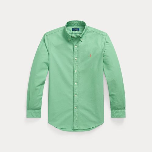 Chemise Oxford ajustée teinte en pièce - Polo Ralph Lauren - Modalova