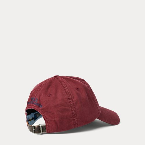 Casquette baseball sergé coton stretch - Polo Ralph Lauren - Modalova