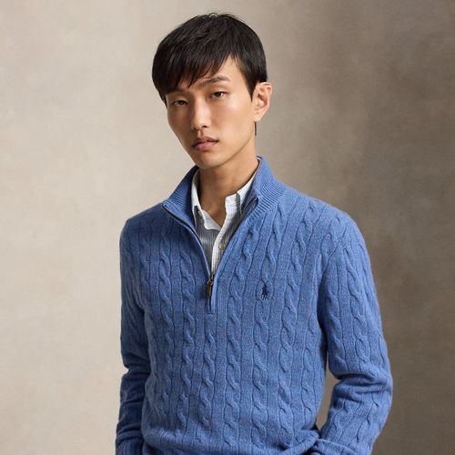 Pull torsadé demi-zippé - Polo Ralph Lauren - Modalova