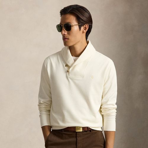 Pull à col châle en jersey luxueux - Polo Ralph Lauren - Modalova