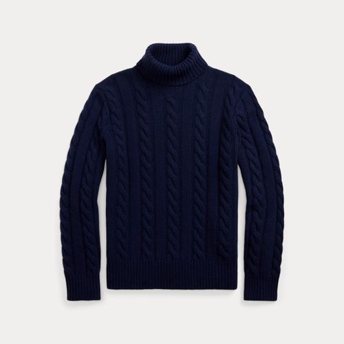 Pull à torsades en laine et cachemire - Polo Ralph Lauren - Modalova