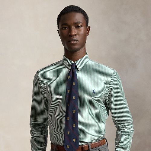 Chemise rayée Slim Fit popeline stretch - Polo Ralph Lauren - Modalova