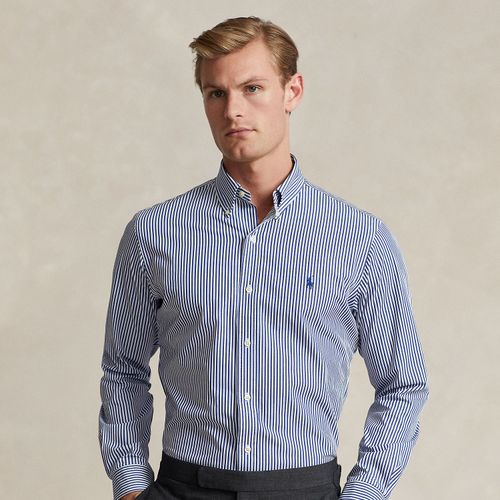 Chemise rayée Slim Fit popeline stretch - Polo Ralph Lauren - Modalova