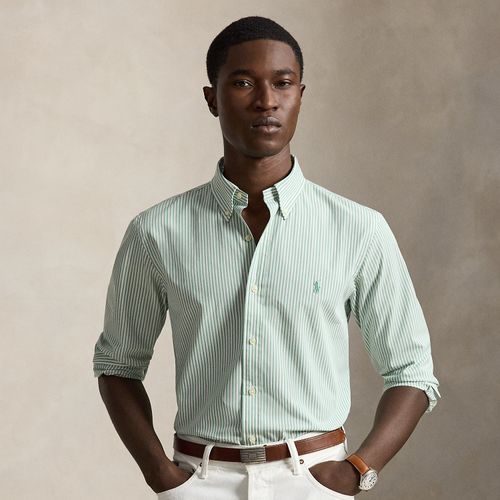 Chemise rayée Custom Fit en popeline - Polo Ralph Lauren - Modalova