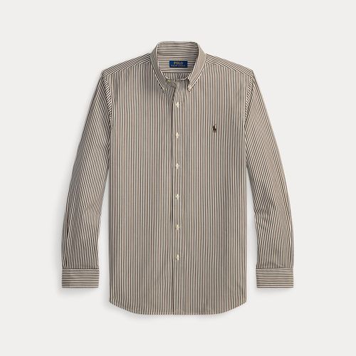 Chemise rayée Custom Fit en popeline - Polo Ralph Lauren - Modalova