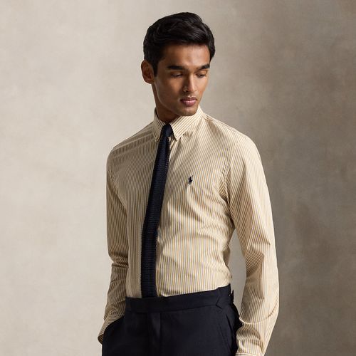Chemise rayée Custom Fit en popeline - Polo Ralph Lauren - Modalova