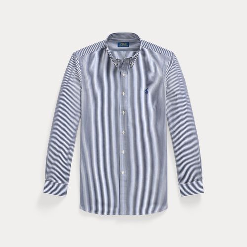 Chemise rayée Custom Fit en popeline - Polo Ralph Lauren - Modalova