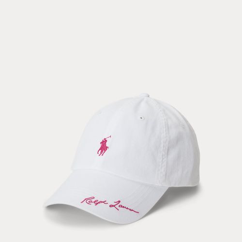 Casquette de baseball Pink Pony en sergé - Polo Ralph Lauren - Modalova
