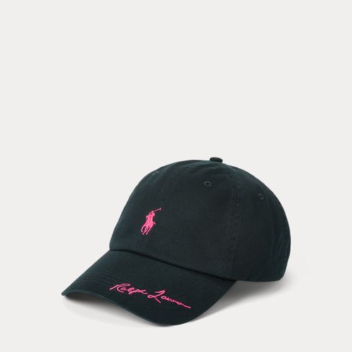 Casquette de baseball Pink Pony en sergé - Polo Ralph Lauren - Modalova