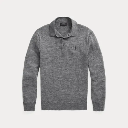 Pull col polo en laine lavable - Polo Ralph Lauren - Modalova