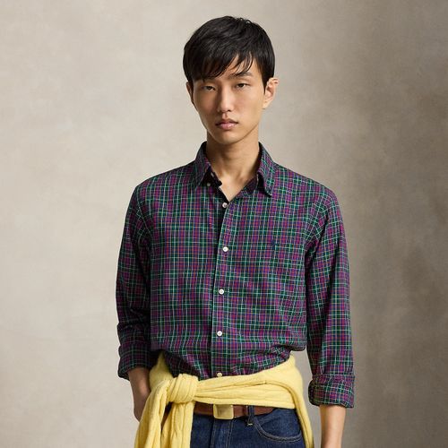 Chemise en sergé écossais Custom Fit - Polo Ralph Lauren - Modalova