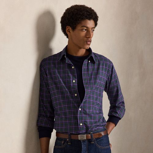 Chemise en sergé écossais Custom Fit - Polo Ralph Lauren - Modalova