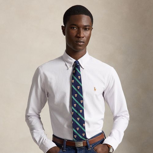 Chemise Oxford à rayures coupe ajustée - Polo Ralph Lauren - Modalova