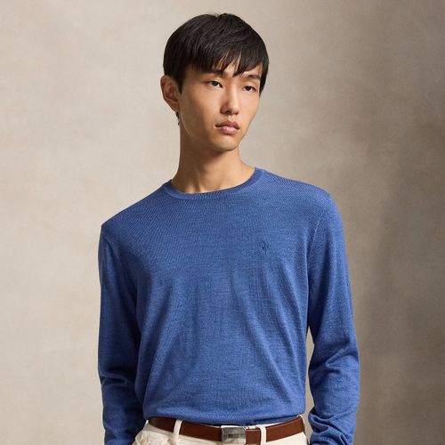 Pull à col rond en laine lavable - Polo Ralph Lauren - Modalova