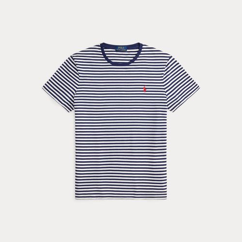 T-shirt rayé en jersey Custom Slim Fit - Polo Ralph Lauren - Modalova