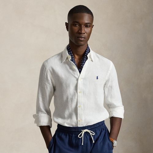 Chemise en lin Slim Fit - Polo Ralph Lauren - Modalova