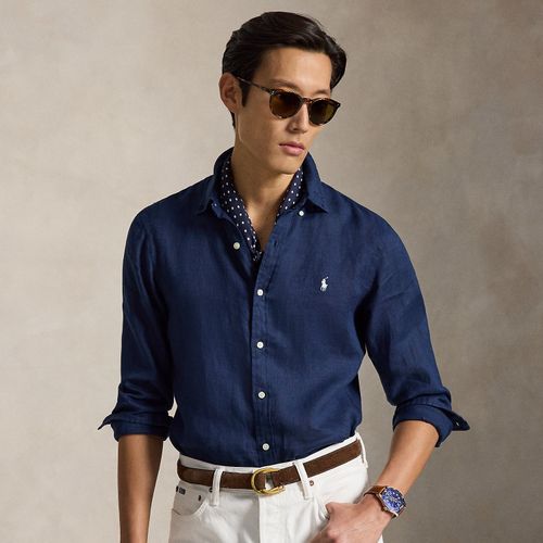 Chemise en lin Slim Fit - Polo Ralph Lauren - Modalova