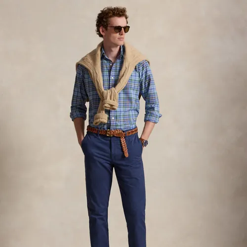 Chemise Oxford ajustée écossaise - Polo Ralph Lauren - Modalova