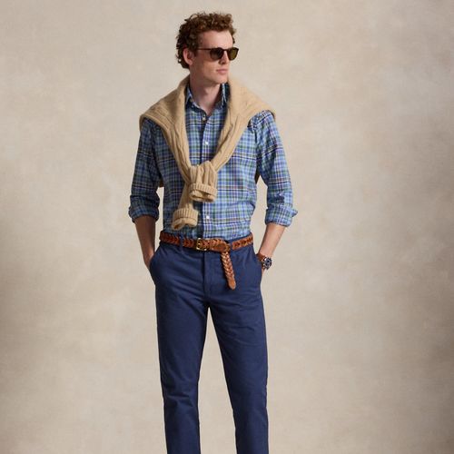 Chemise Oxford ajustée écossaise - Polo Ralph Lauren - Modalova