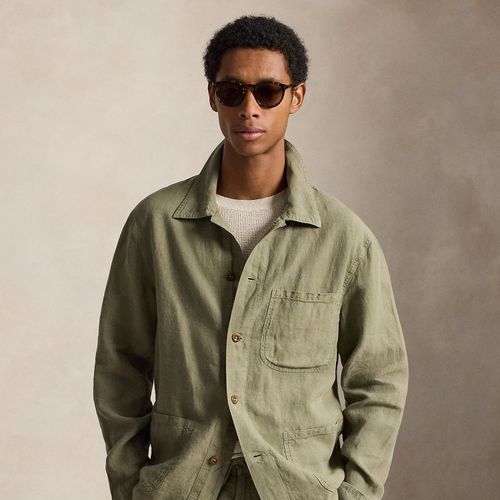 Veste utilitaire en lin - Polo Ralph Lauren - Modalova