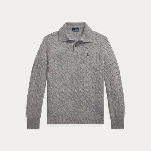 Pull à torsades en laine et cachemire - Polo Ralph Lauren - Modalova
