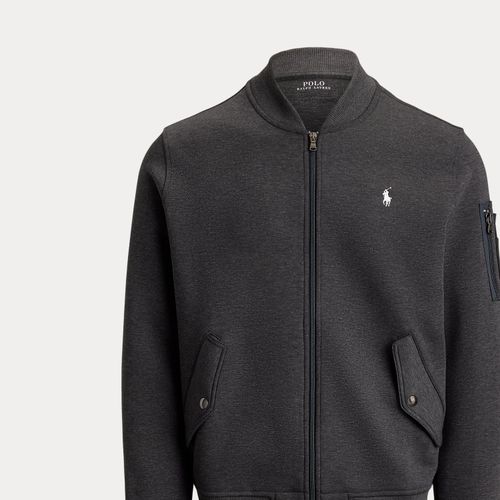 Veste d'aviateur en maille double - Polo Ralph Lauren - Modalova