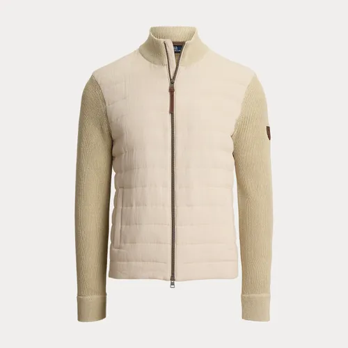 Pull hybride en lin entièrement zippé - Polo Ralph Lauren - Modalova