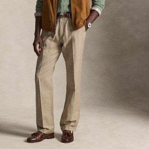 Pantalon Manhasset Classic Fit lin-coton - Polo Ralph Lauren - Modalova
