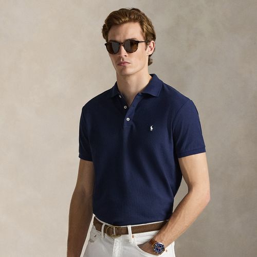 Polo piqué nid d'abeille Custom Slim Fit - Polo Ralph Lauren - Modalova
