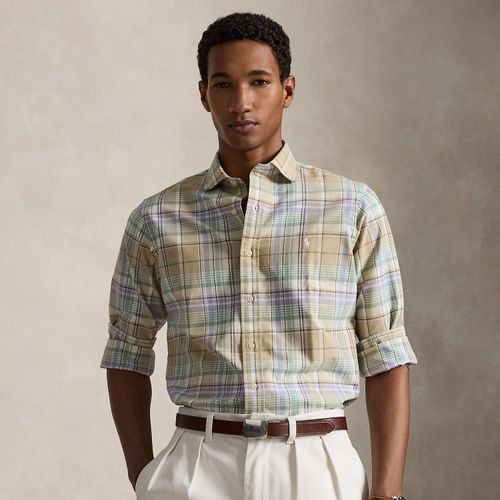 Chemise Oxford ajustée écossaise - Polo Ralph Lauren - Modalova