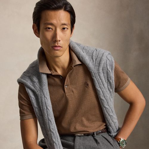 Polo en piqué stretch coupe ajustée - Polo Ralph Lauren - Modalova