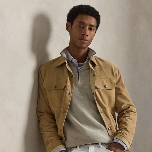 Pull demi-zippé en coton piqué - Polo Ralph Lauren - Modalova