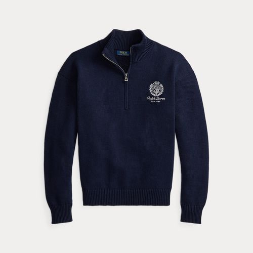 Pull demi-zippé Relaxed Fit en coton - Polo Ralph Lauren - Modalova