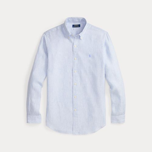 Chemise rayée en lin Custom Fit - Polo Ralph Lauren - Modalova