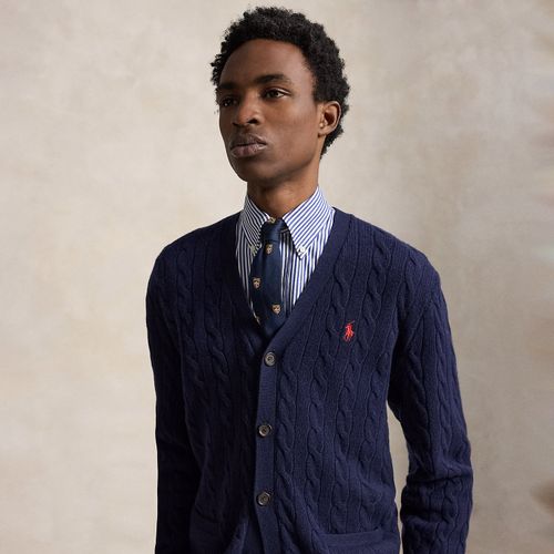 Cardigan torsadé en laine et cachemire - Polo Ralph Lauren - Modalova