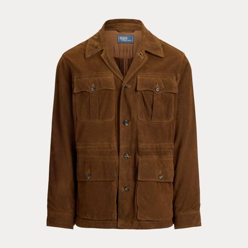 Veste utilitaire en daim - Polo Ralph Lauren - Modalova