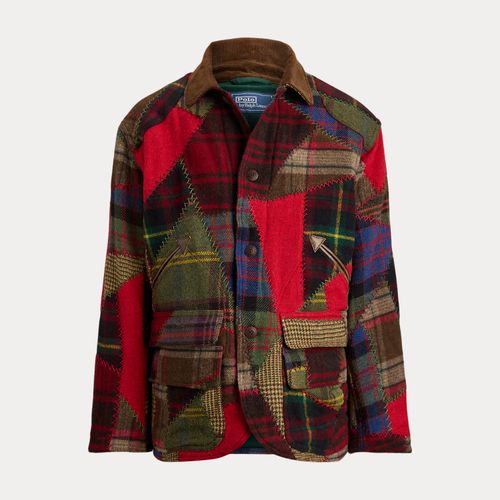 Veste utilitaire patchwork laine alpaga - Polo Ralph Lauren - Modalova