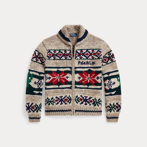 Cardigan à motif désertique en laine - Polo Ralph Lauren - Modalova
