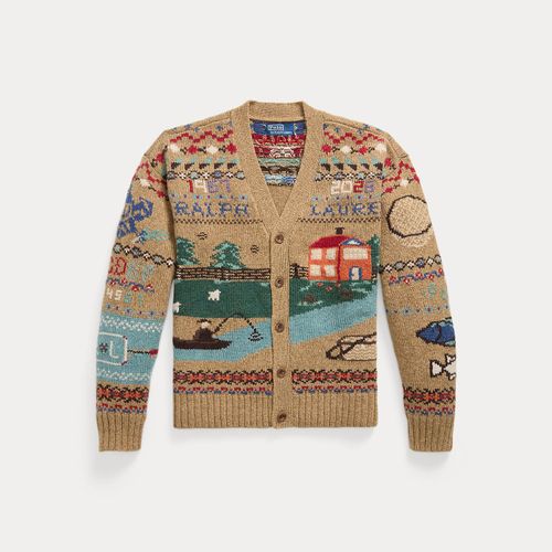 Cardigan pittoresque Relaxed Fit laine - Polo Ralph Lauren - Modalova