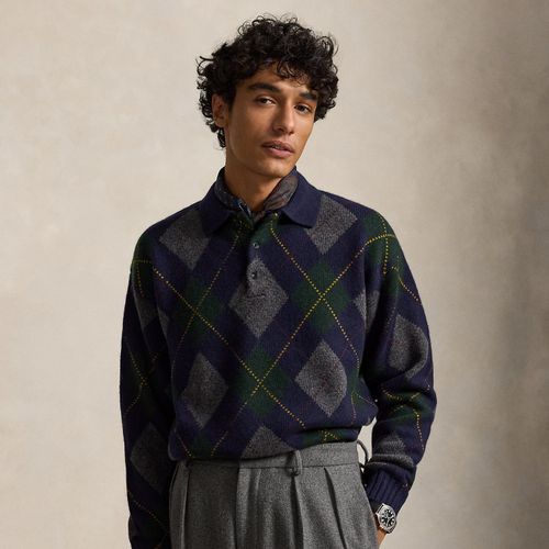 Pull Relaxed Fit losanges laine mohair - Polo Ralph Lauren - Modalova