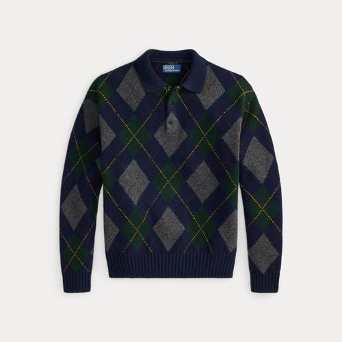 Pull Relaxed Fit losanges laine mohair - Polo Ralph Lauren - Modalova