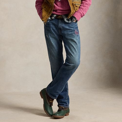 Jean droit vieilli Hampton - Polo Ralph Lauren - Modalova