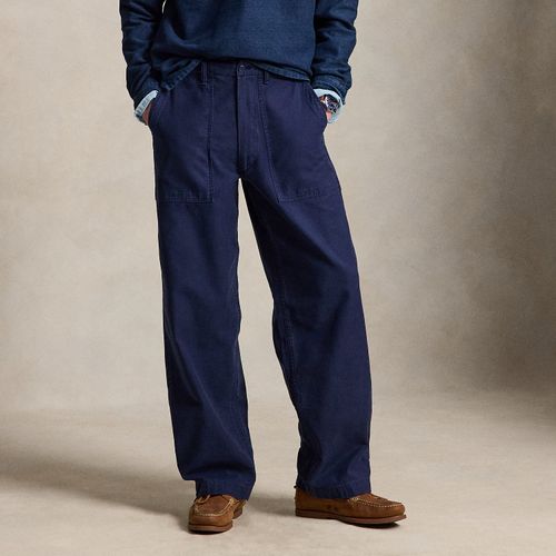 Pantalon utilitaire satinette Relaxed - Polo Ralph Lauren - Modalova