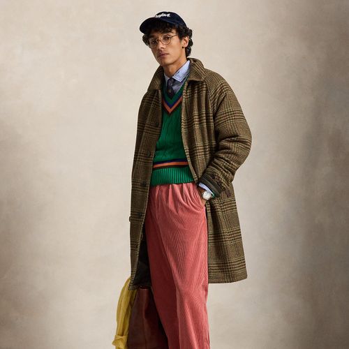 Le manteau écossais Langdon en tweed - Polo Ralph Lauren - Modalova