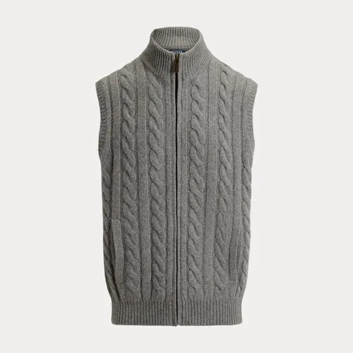 Pull débardeur torsadé laine cachemire - Polo Ralph Lauren - Modalova