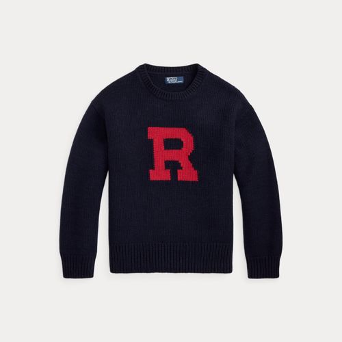 Pull lettre Relaxed Fit en laine - Polo Ralph Lauren - Modalova