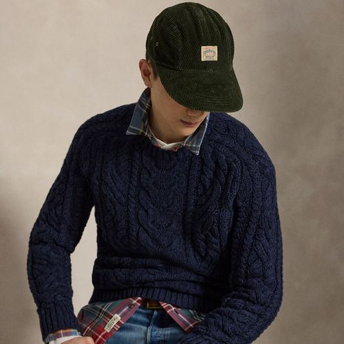 Pull en tricot d'Aran de coton - Polo Ralph Lauren - Modalova