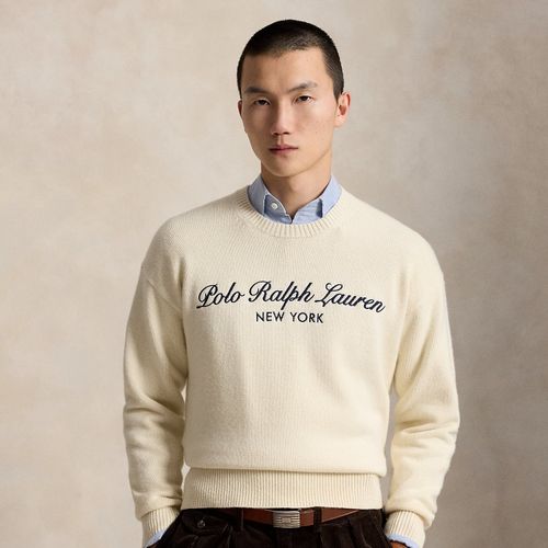Pull Relaxed Fit en laine et coton - Polo Ralph Lauren - Modalova